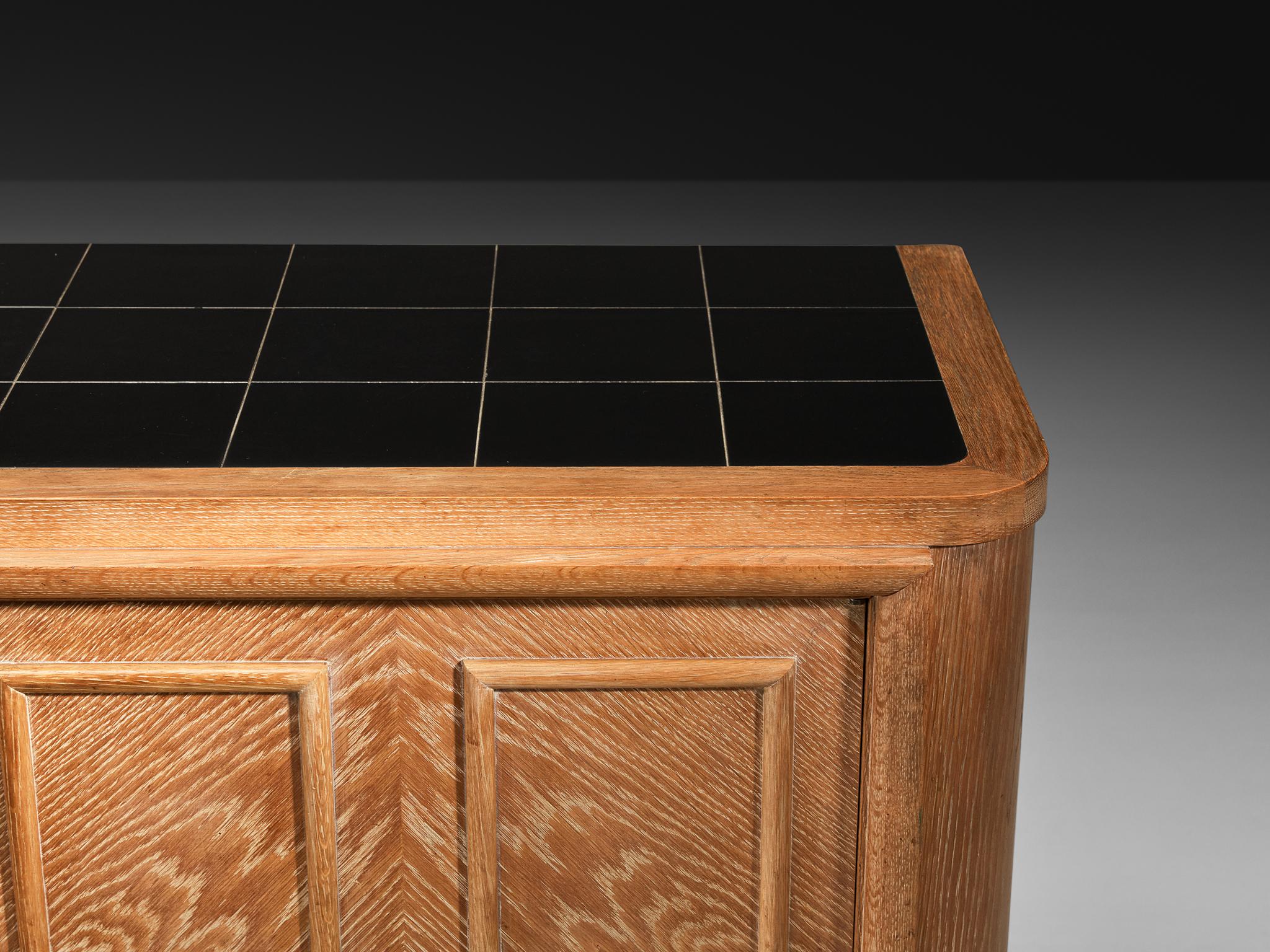 Credenza Francisque Chaleyssin in stile Art Déco francese, in Oak cerato in vendita 6