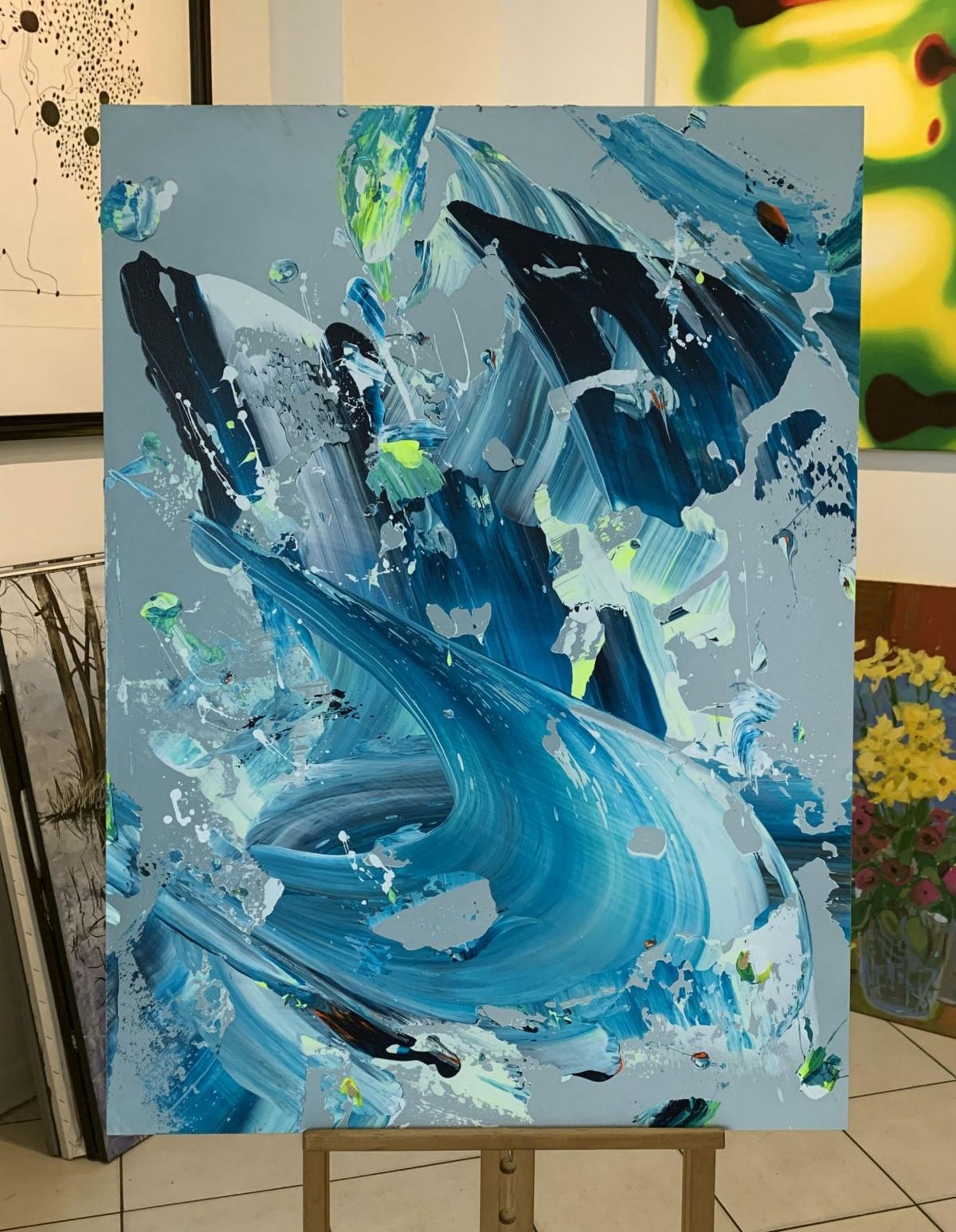 Franciszek Ledochowski Body Of Light 13 Xxi Century Abstract Painting Young Art Texture Colorful At 1stdibs