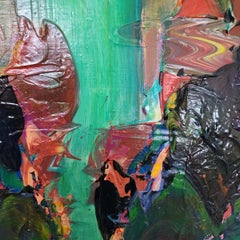 Los Grandes Lagos. Pintura abstracta, Textura, Colorido, Arte polaco