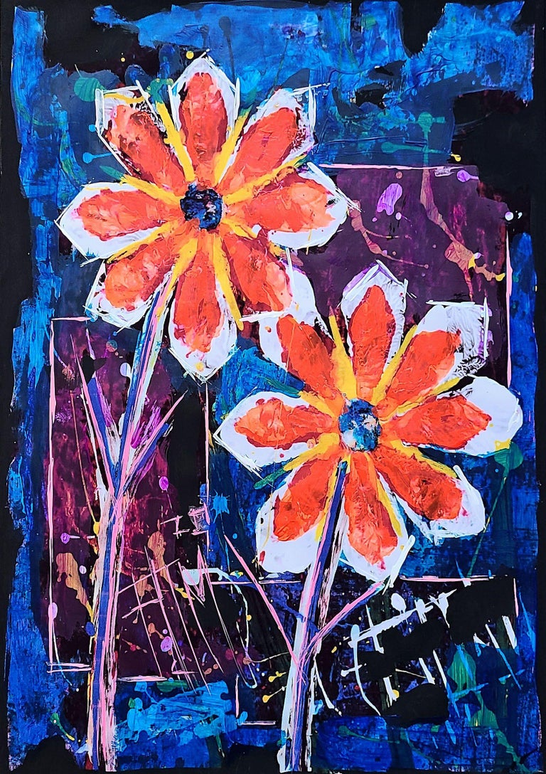 Franck De Las Mercedes - Abundance, Painting, Acrylic on Paper For Sale ...