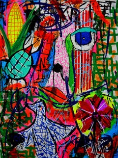 Unblocked Games, Painting, Acrylic on Canvas