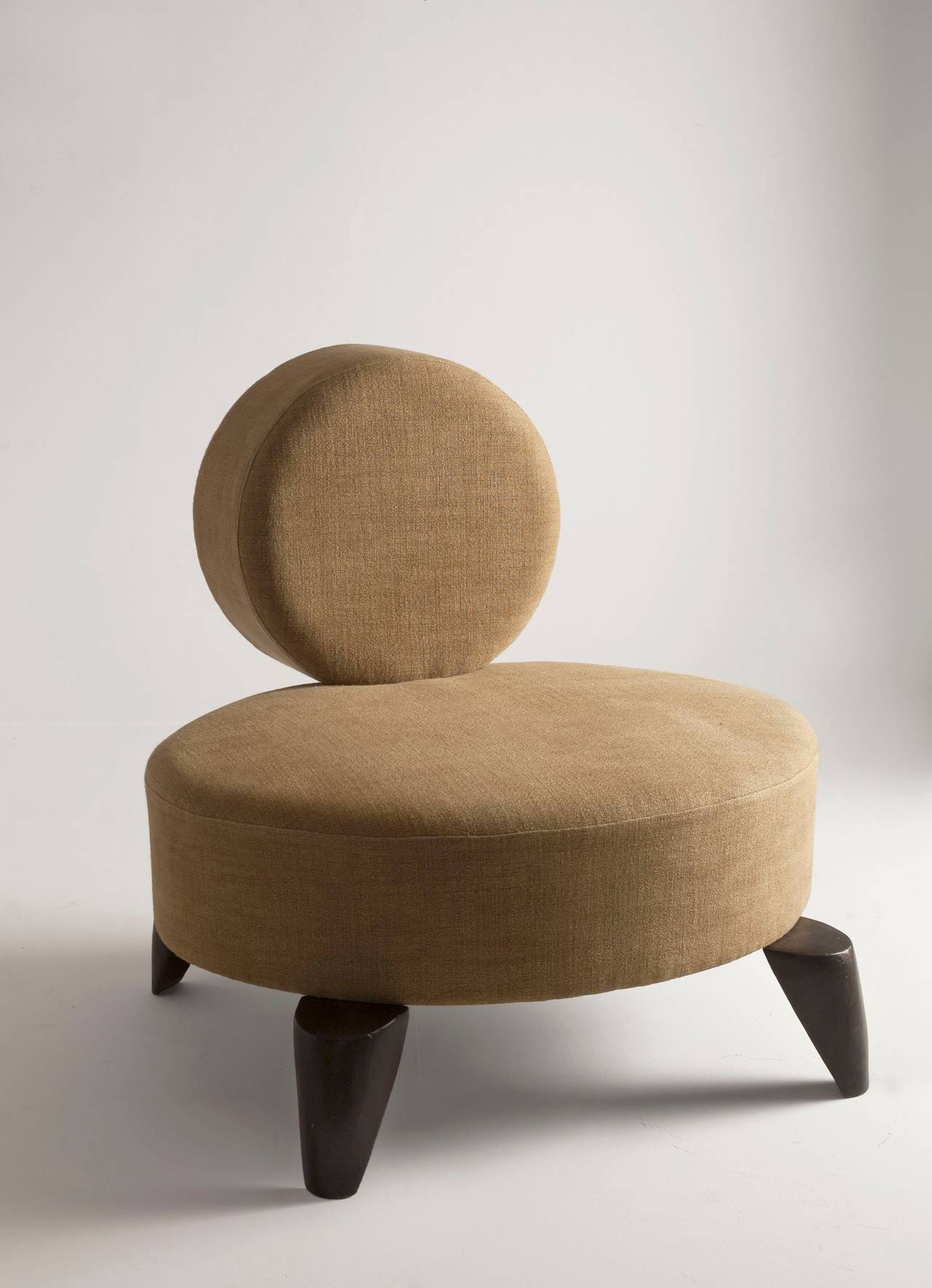 Patinated Franck Evennou, Bluc, Contemporary Lounge Chair, France, 2010 For Sale