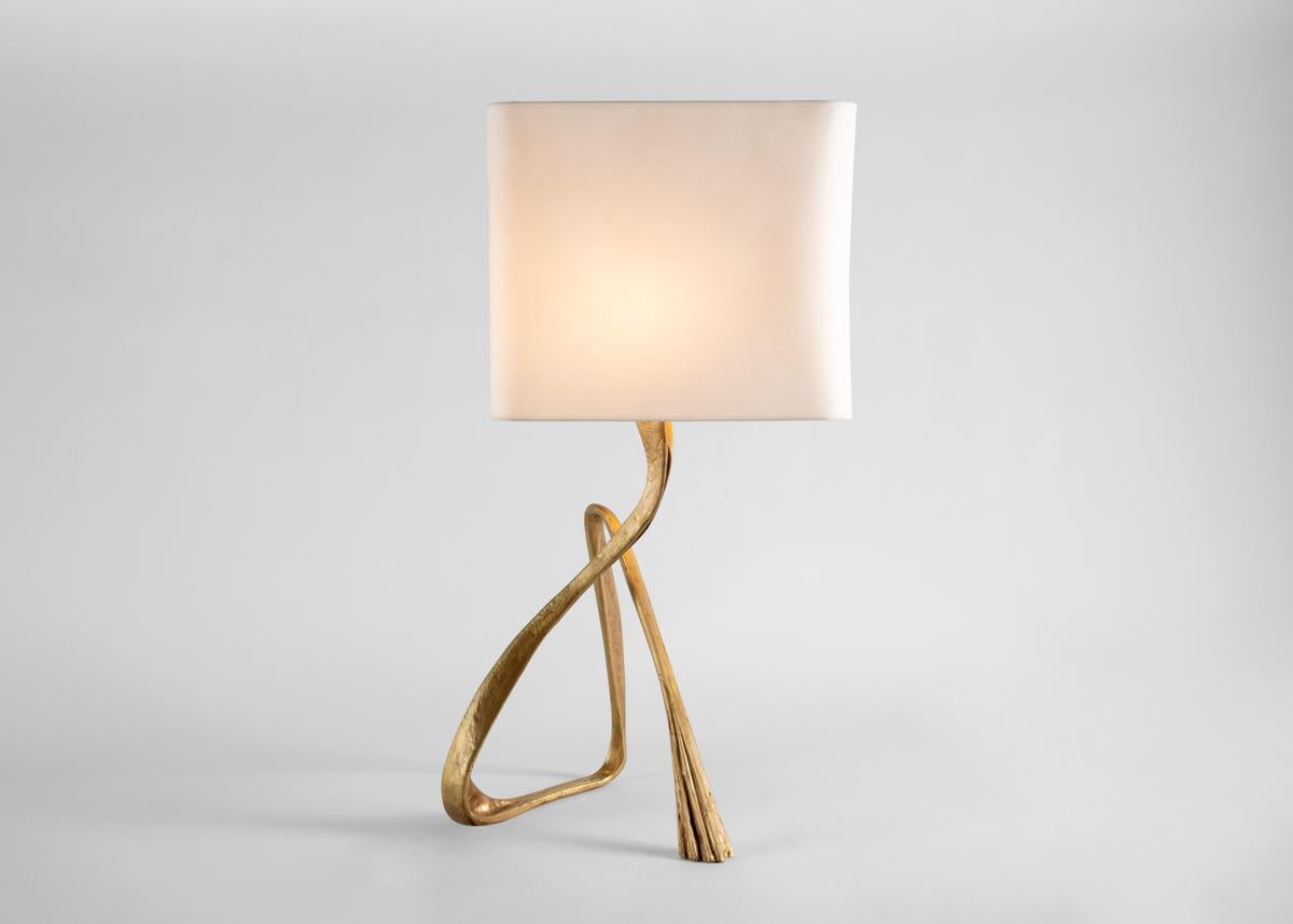Franck Evennou, Contemporary Bronze Table Lamp, Frankreich, 2020 im Zustand „Hervorragend“ im Angebot in New York, NY