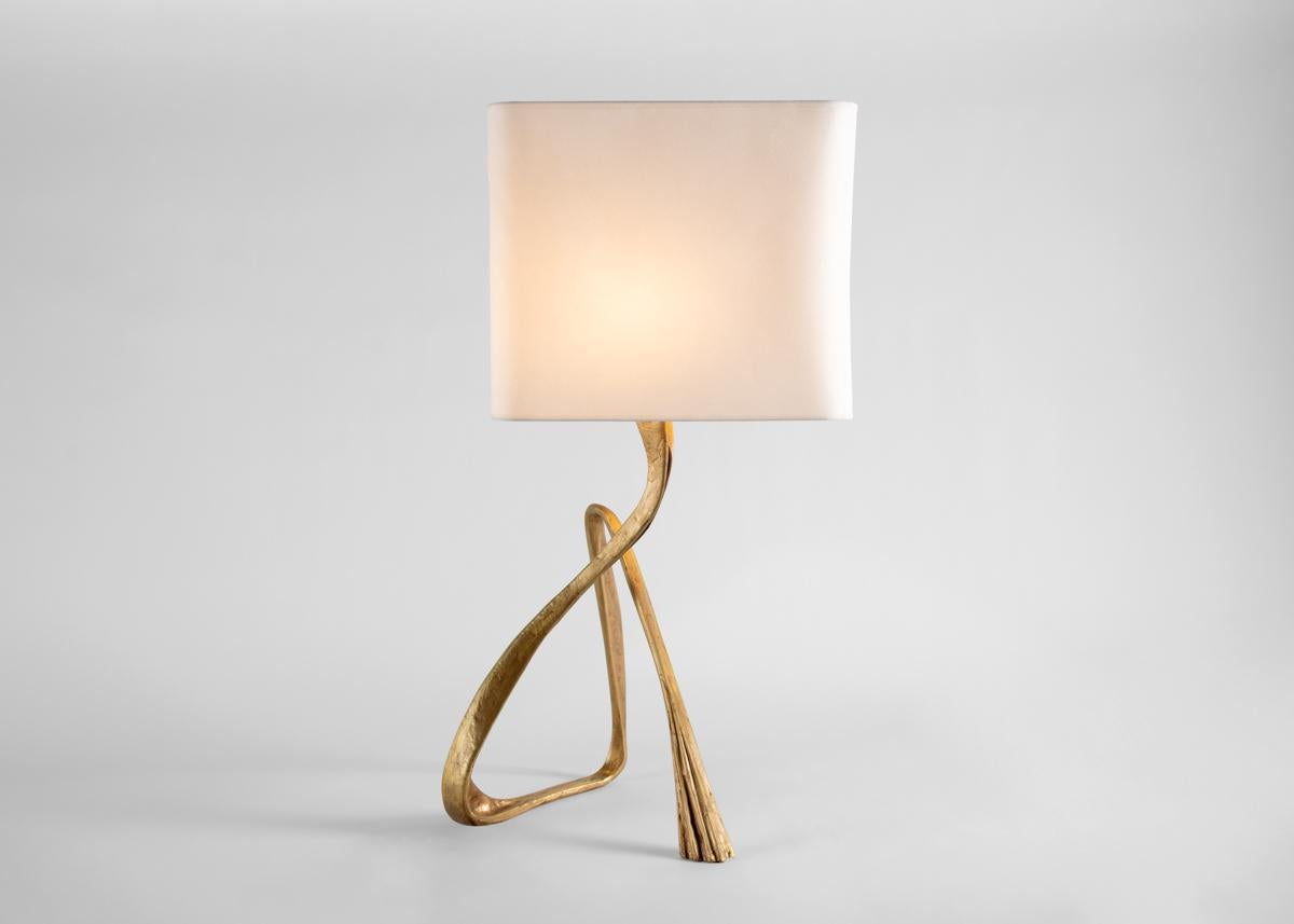 Franck Evennou, Contemporary Bronze Table Lamp, France, 2020 In Excellent Condition For Sale In New York, NY
