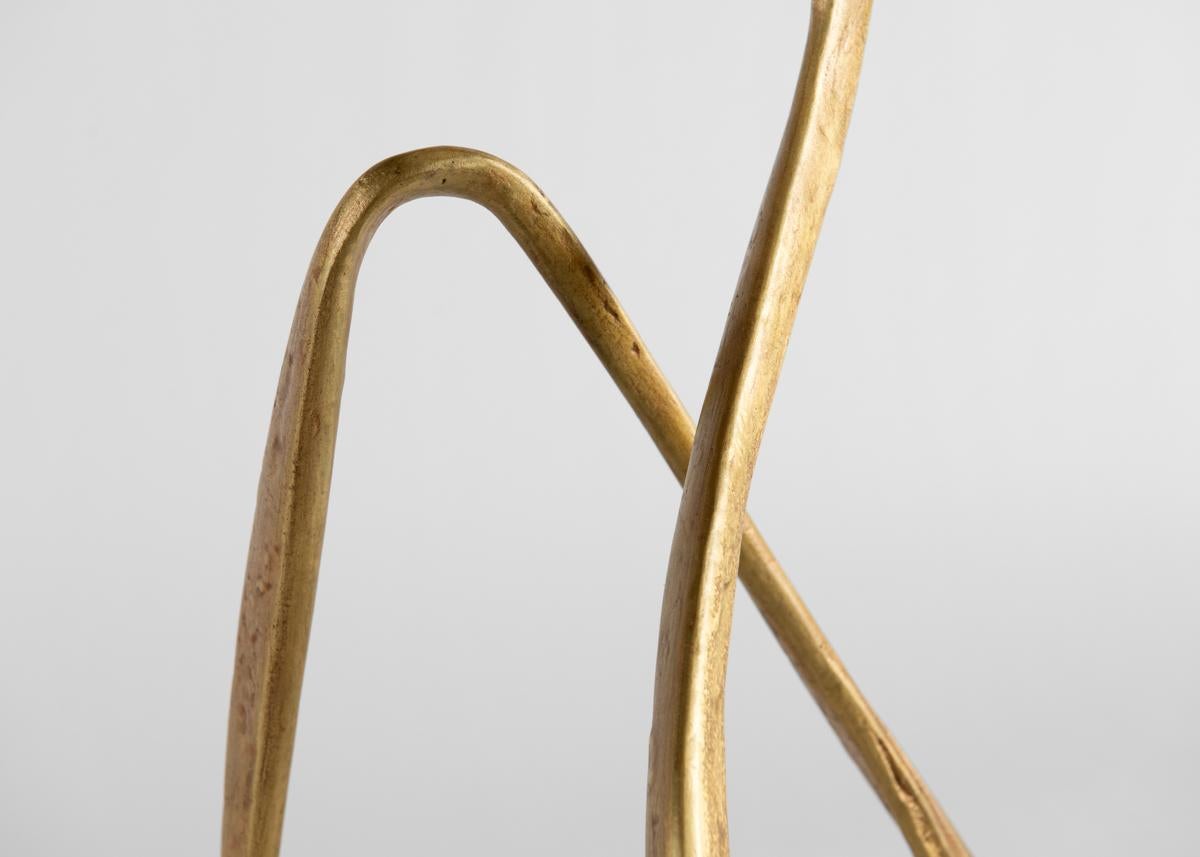 Bronze Franck Evennou, lampe de table contemporaine en bronze, France, 2020. en vente