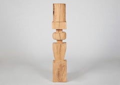 Franck Evennou, Large-Scale Wooden TOTEM, France, 2020