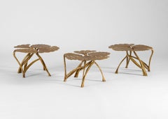 Franck Evennou, Waraqua, Tavolino contemporaneo in bronzo, France, 2023