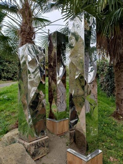 Franck K 2965 FK Bld by Franck K - Grande installazione in acciaio inossidabile lucidato
