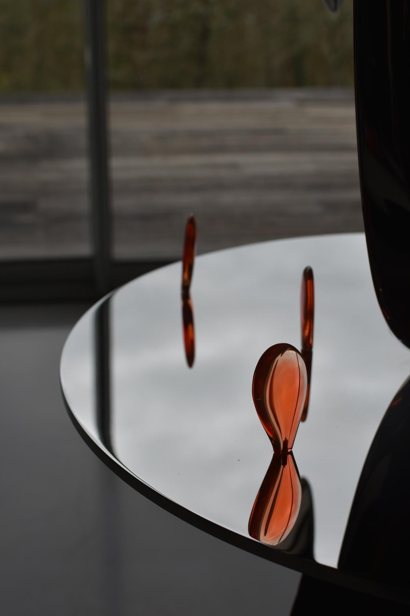 Kaktus de Franck K - Sculpture en acier inoxydable, reflets, lumière, vision en vente 13