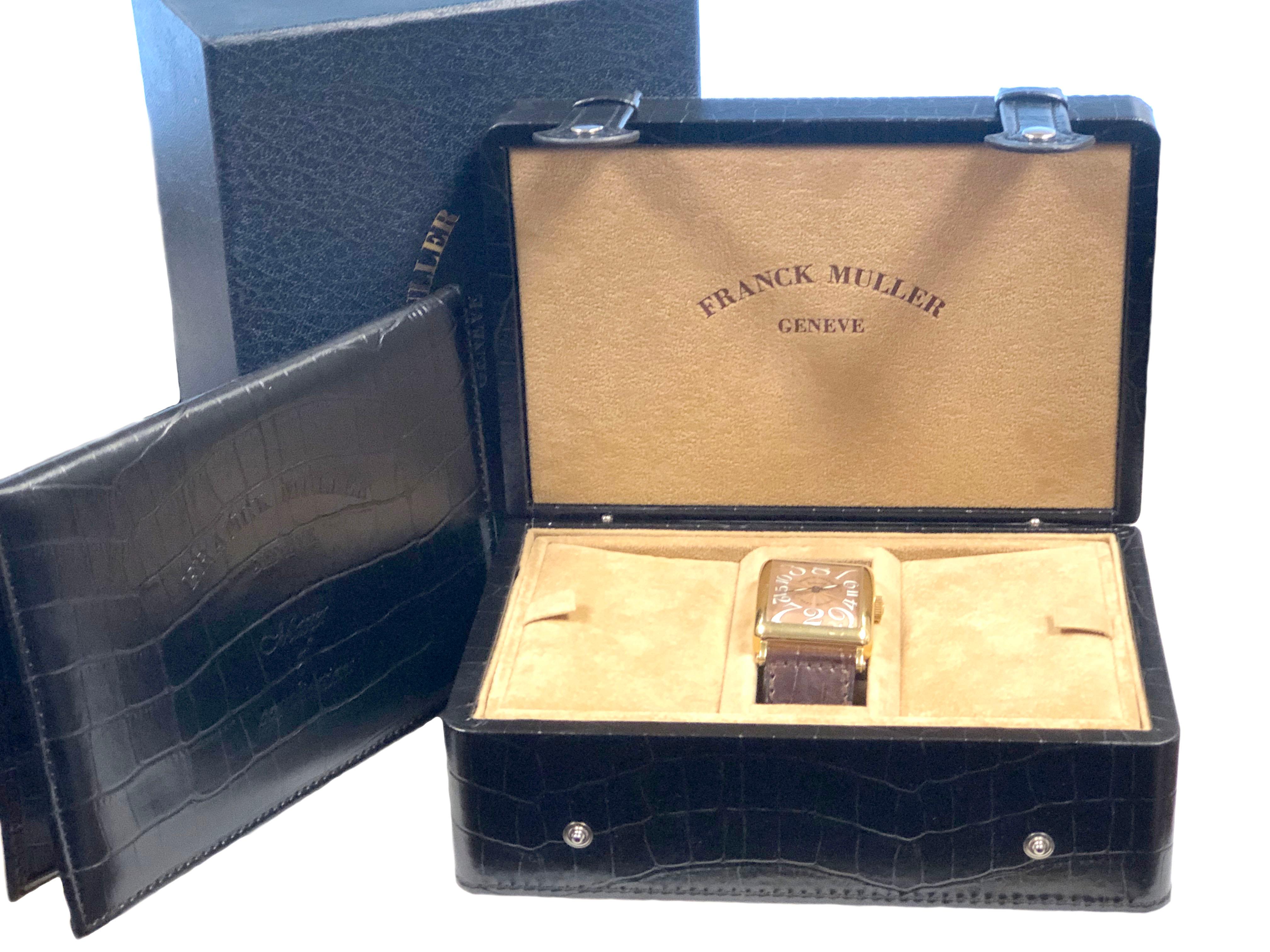 Men's Franck Mueller 1200 CH Yellow Gold Long Island Crazy Hours Limited Edition