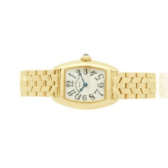 Franck Mueller 18 Karat Yellow Gold Tonneau Curvex 22mm