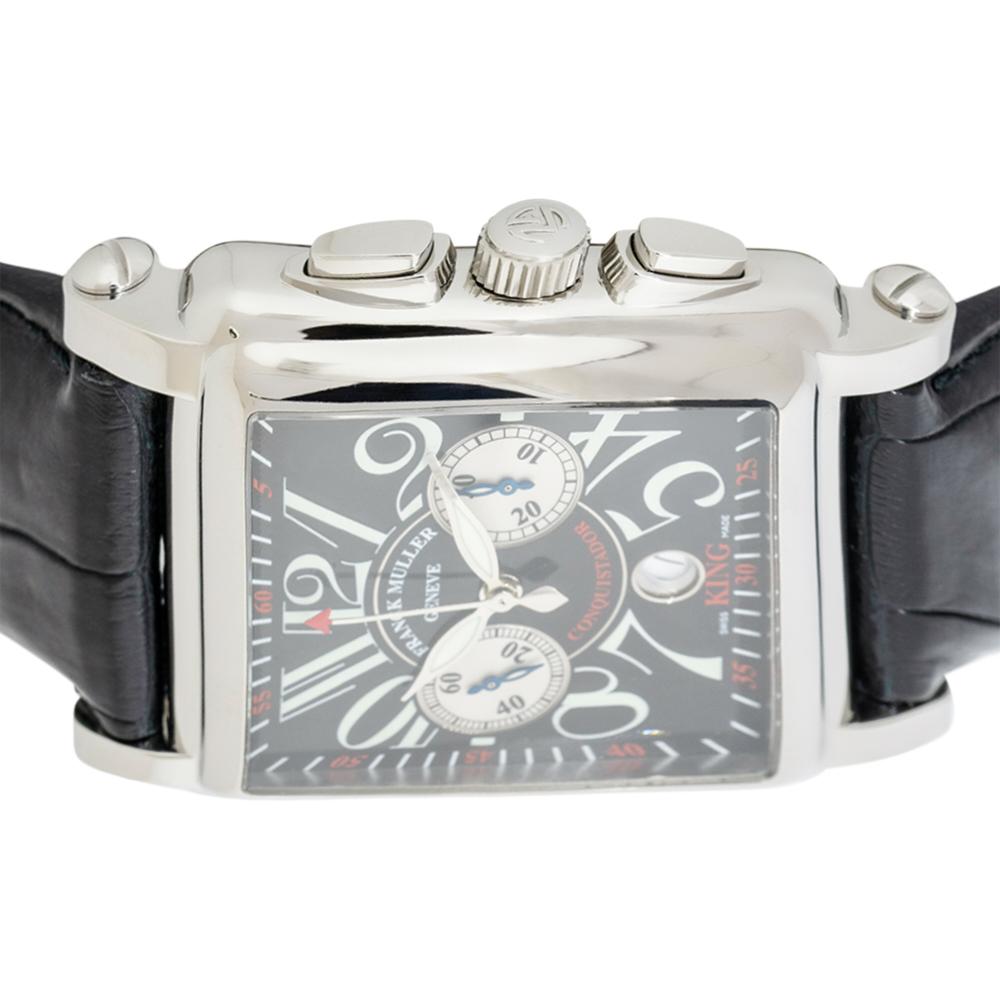 Franck Muller 10000 Conquistador Cortez Black Dial Watch For Sale 1