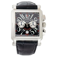 Franck Muller 10000 Conquistador Cortez Armbanduhr mit schwarzem Zifferblatt