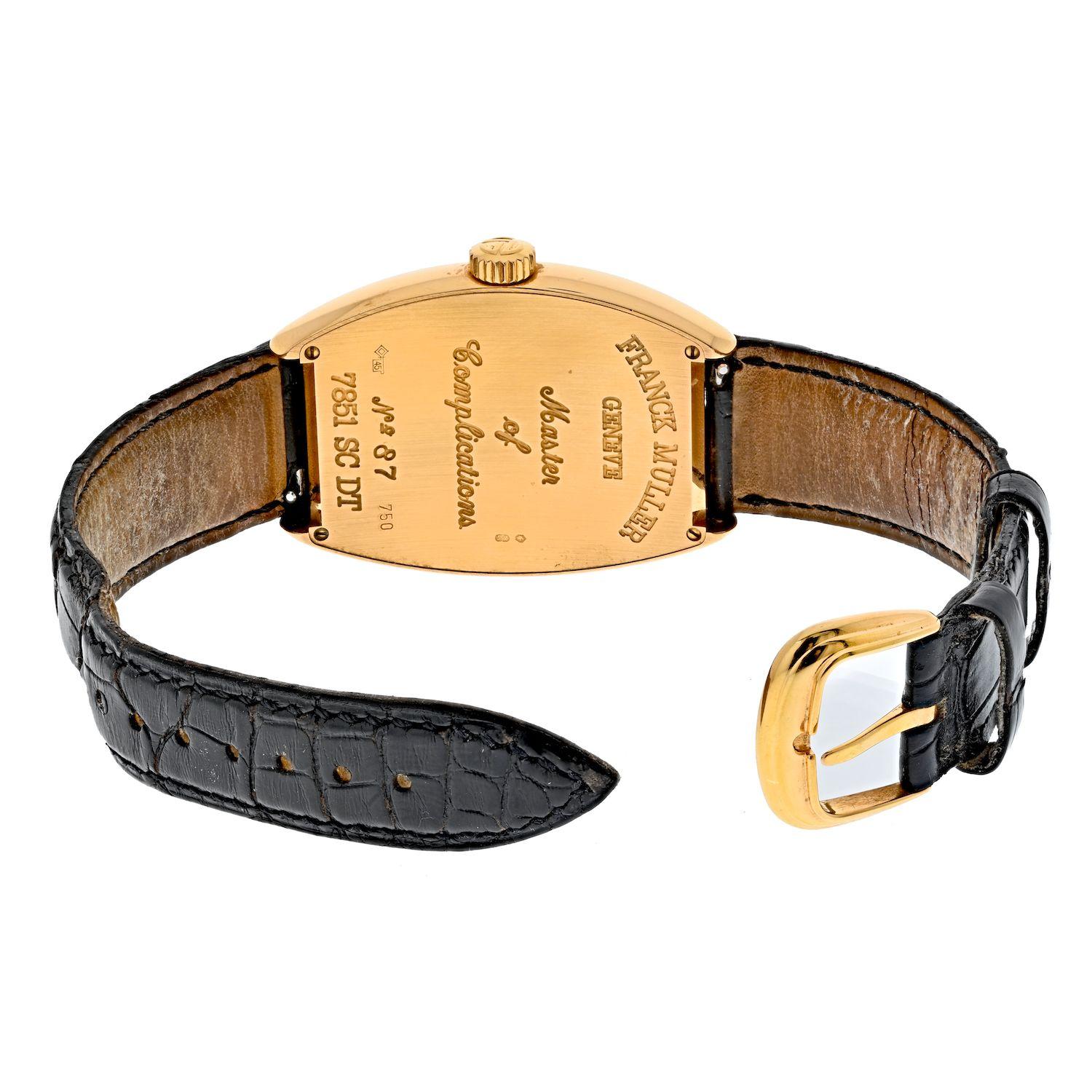 Franck Muller: 18 Karat Roségold Uhr Master Of Complications 7851 (Moderne)