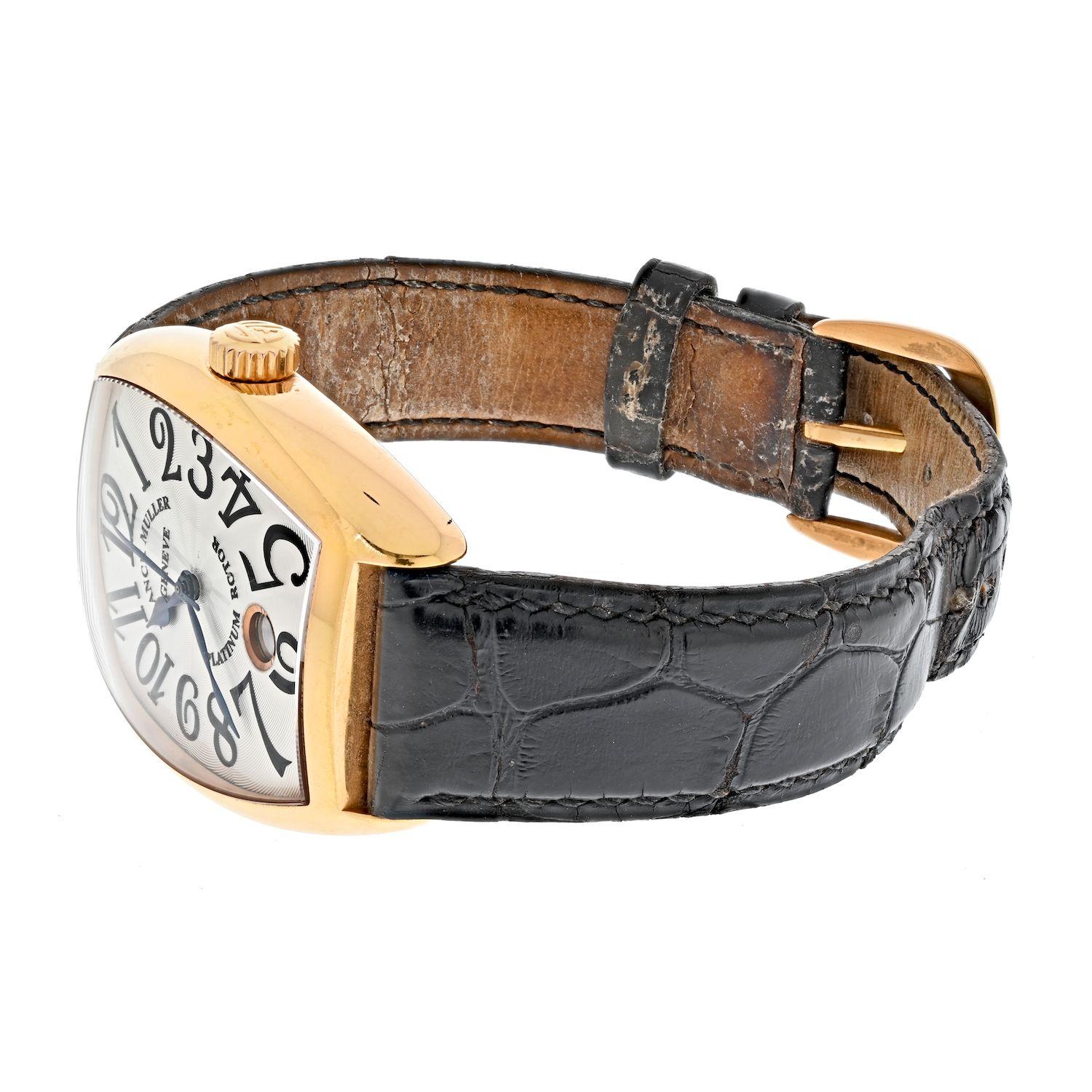 Franck Muller: 18 Karat Roségold Uhr Master Of Complications 7851 im Zustand „Gut“ in New York, NY