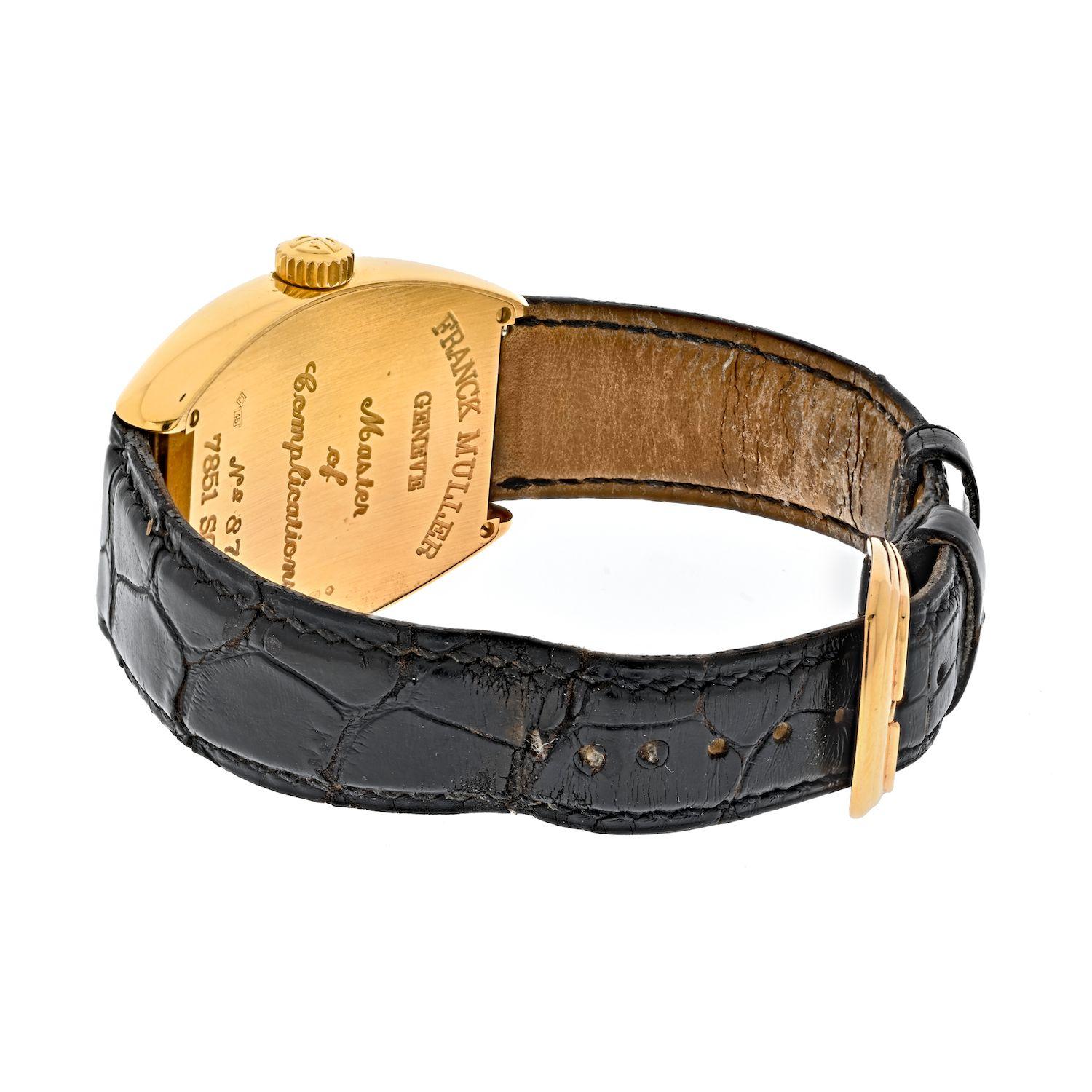 Franck Muller: 18 Karat Roségold Uhr Master Of Complications 7851 Damen