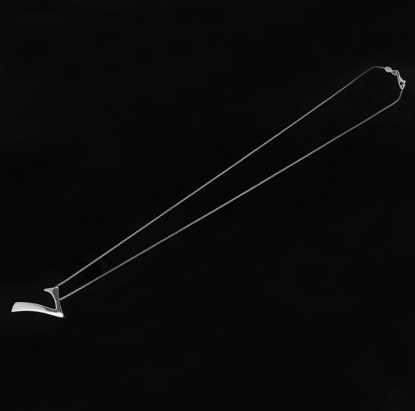 FRANCK MULLER Collana con numero di talismano in oro bianco 18 carati No.7 in vendita 7