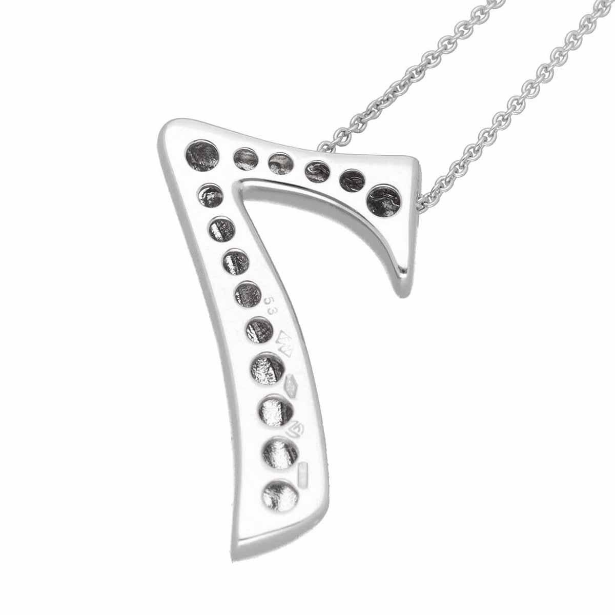 da uomo o donna FRANCK MULLER Collana con numero di talismano in oro bianco 18 carati No.7 in vendita