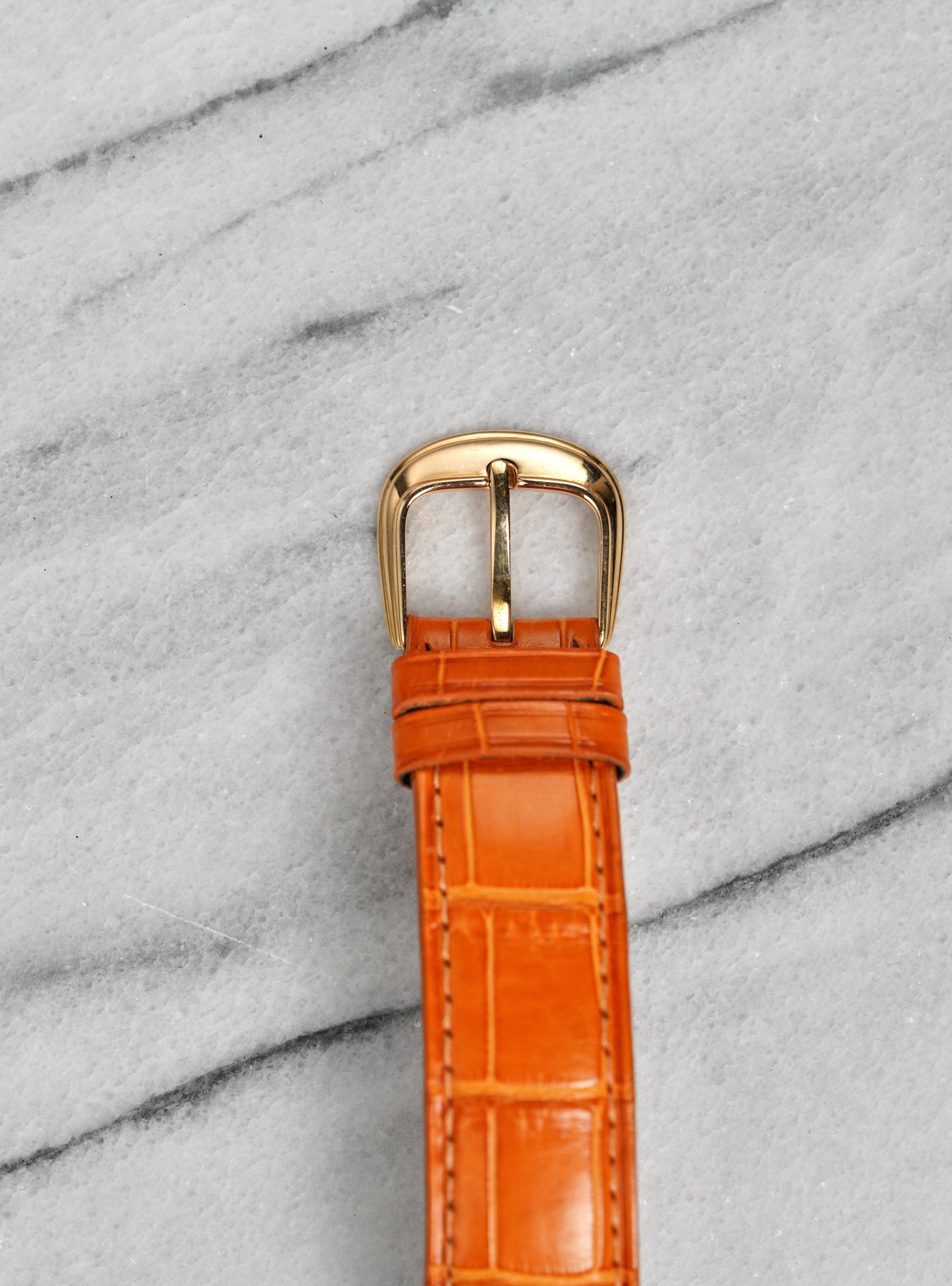 Franck Muller 5850 Big Ben Lachsfarbenes Zifferblatt in Roségold, 2000er Jahre Damen im Angebot