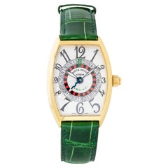 Franck Muller 5850 Vegas 18k Gelbgold Roulette Zifferblattuhr mit Roulette-Zifferblatt
