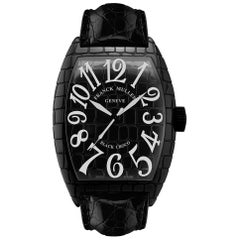 Franck Muller Black Croco Automatic Watch