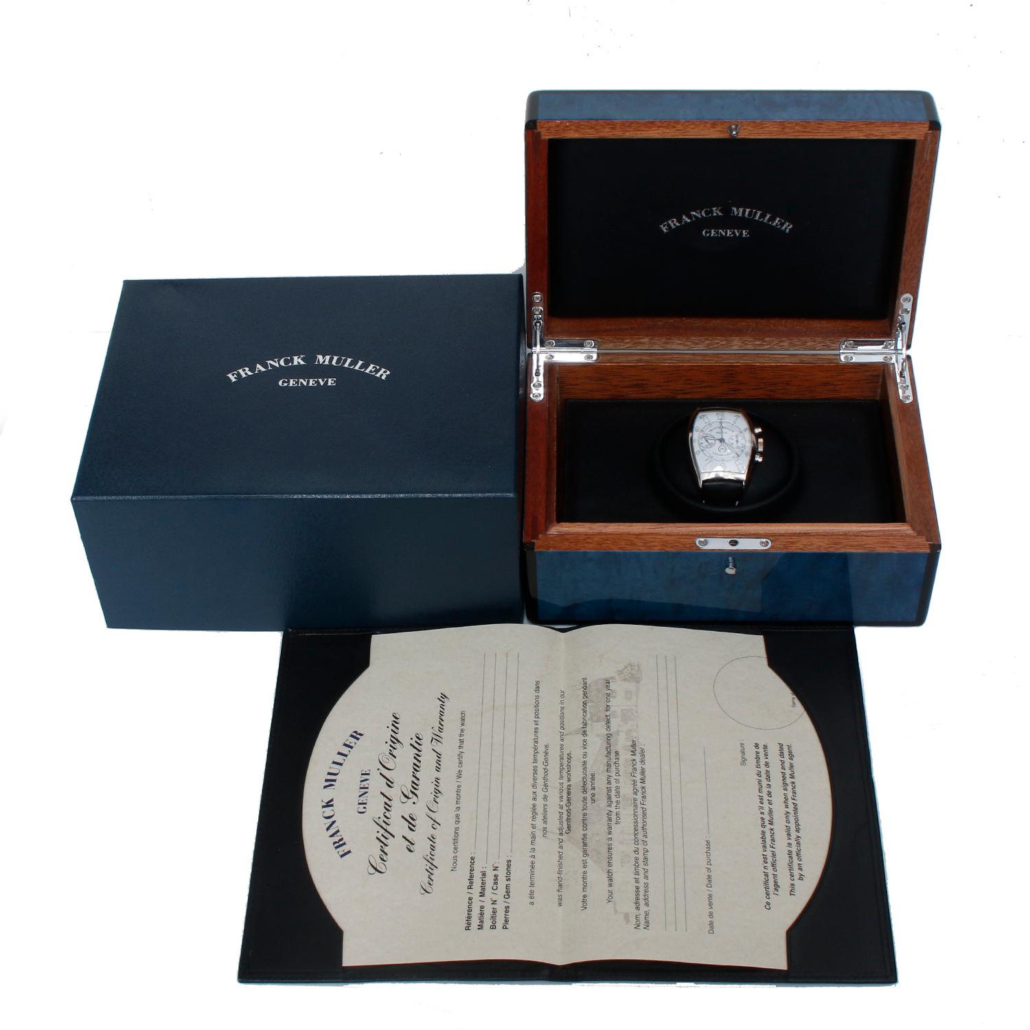 Franck Muller Casablanca 10th Anniversary Orologio da Uomo in Oro Bianco 18K Ref 8885 In condizioni ottime a Dallas, TX
