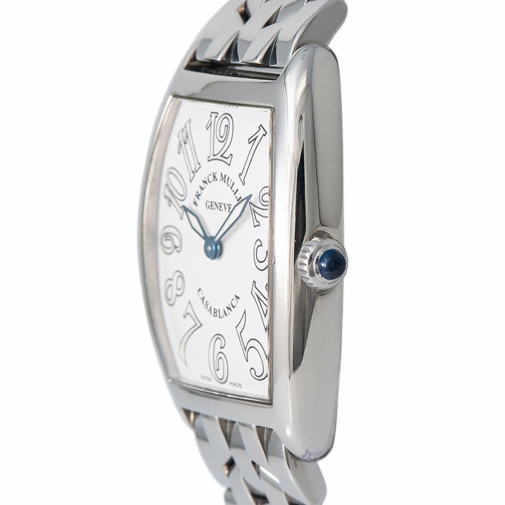 Franck Muller Casablanca 1752 QZ:: weißes Zifferblatt:: zertifiziert im Zustand „Hervorragend“ in Miami, FL