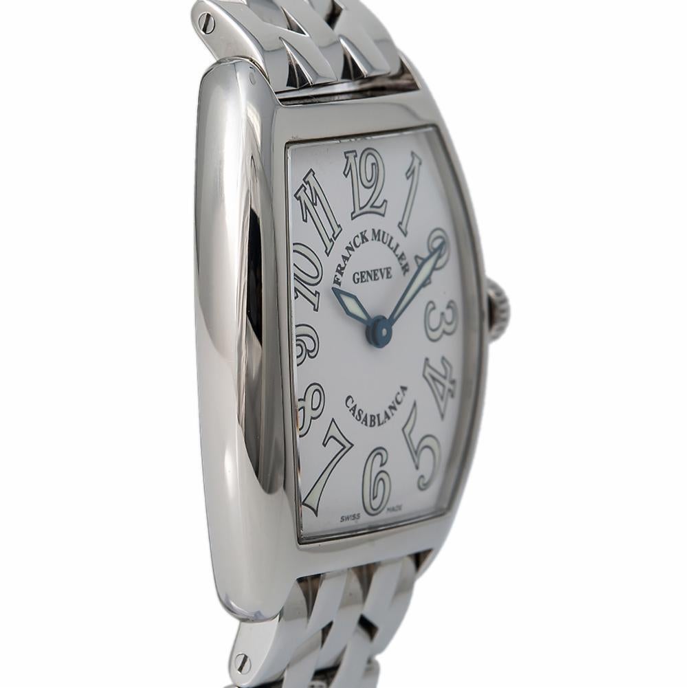 Contemporary Franck Muller Casablanca 1752 QZ, White Dial, Certified