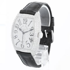 Franck Muller Casablanca 18K White Gold Diamond Watch 7880 SC DT D6 CD