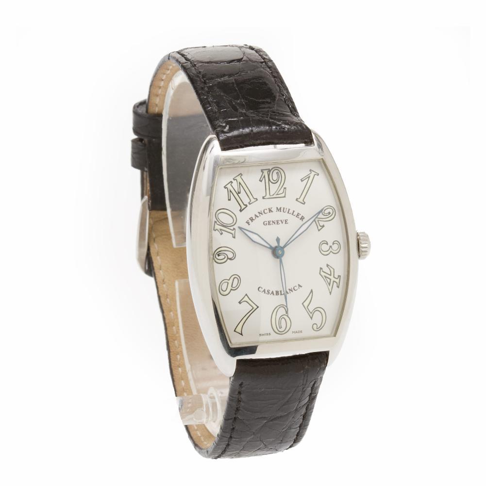 Men's Franck Muller Casablanca 2852 WW, White Dial, Certified and Warranty