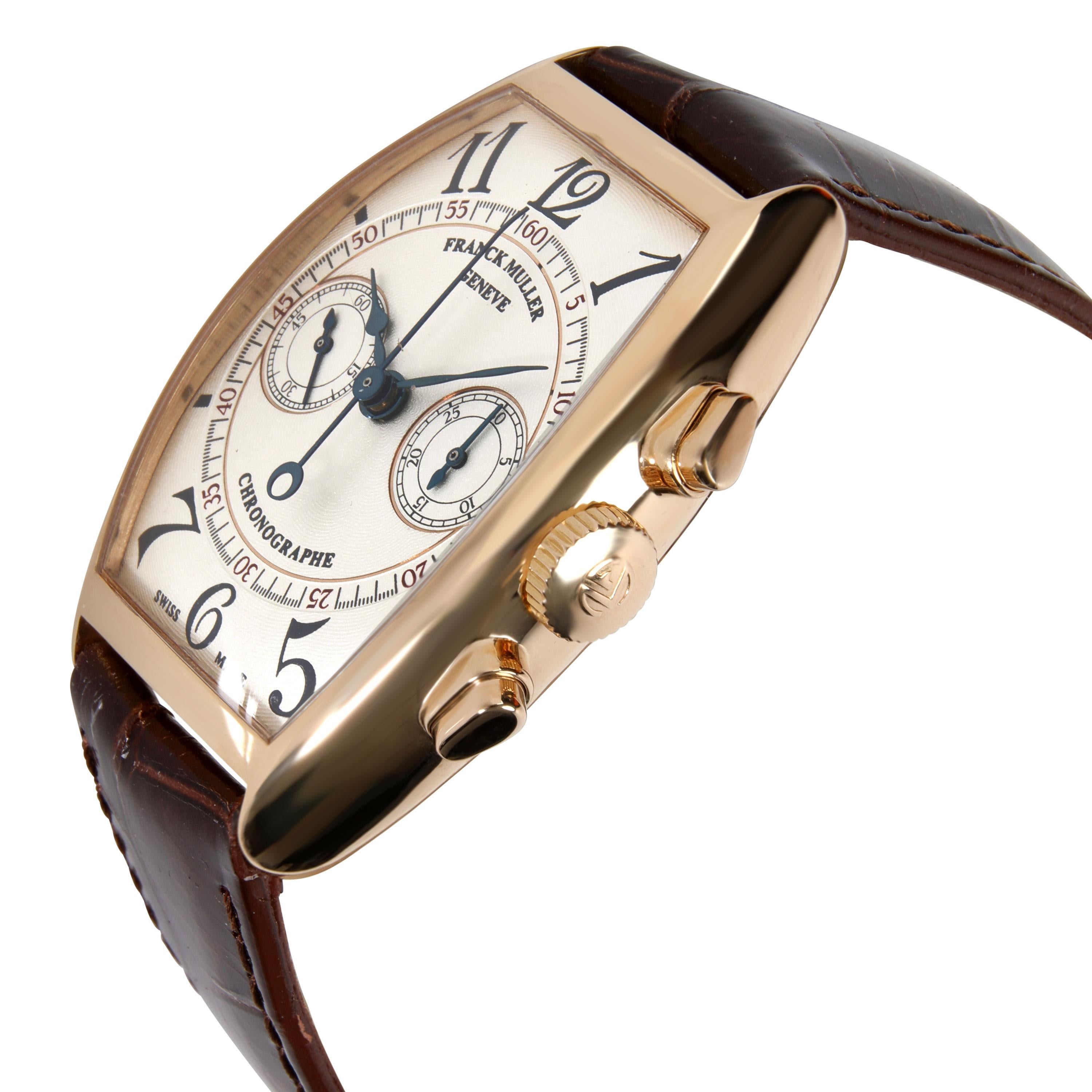 Franck Muller Casablanca 5850 CC Men's Watch in 18kt Rose Gold In Excellent Condition In New York, NY