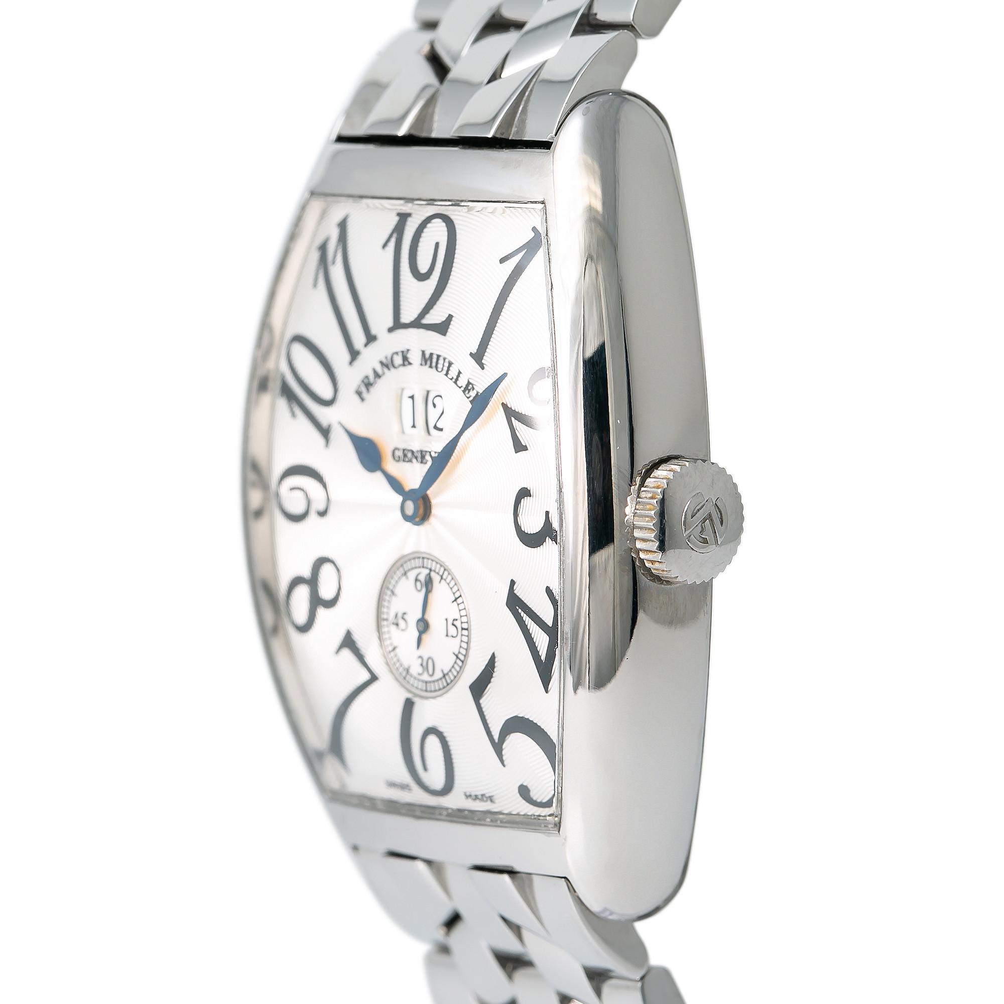 Franck Muller Casablanca 6850 S6 GG, Silver Dial, Certified In Excellent Condition In Miami, FL