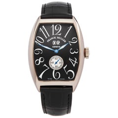 Used Franck Muller Casablanca Big Date 18 Karat White Gold 6850 S6 GG Wristwatch