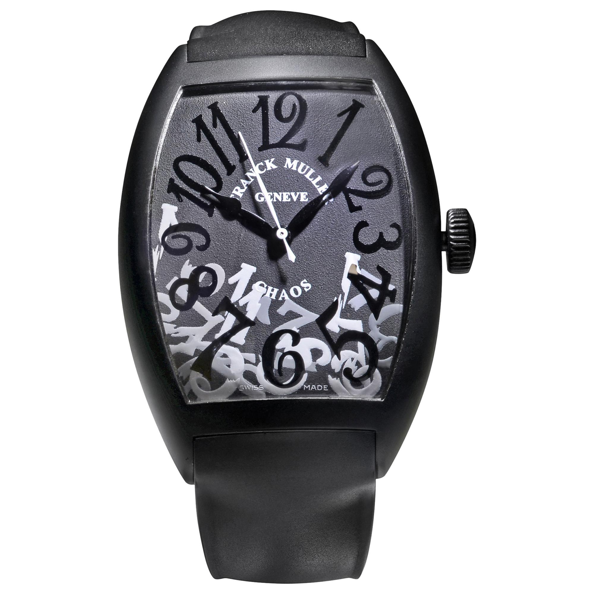 Franck Muller Casablanca Chaos Steel Black PVD Automatic Watch 8880 SC SBL NR