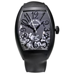 Vintage Franck Muller Casablanca Chaos Steel Black PVD Automatic Watch 8880 SC SBL NR