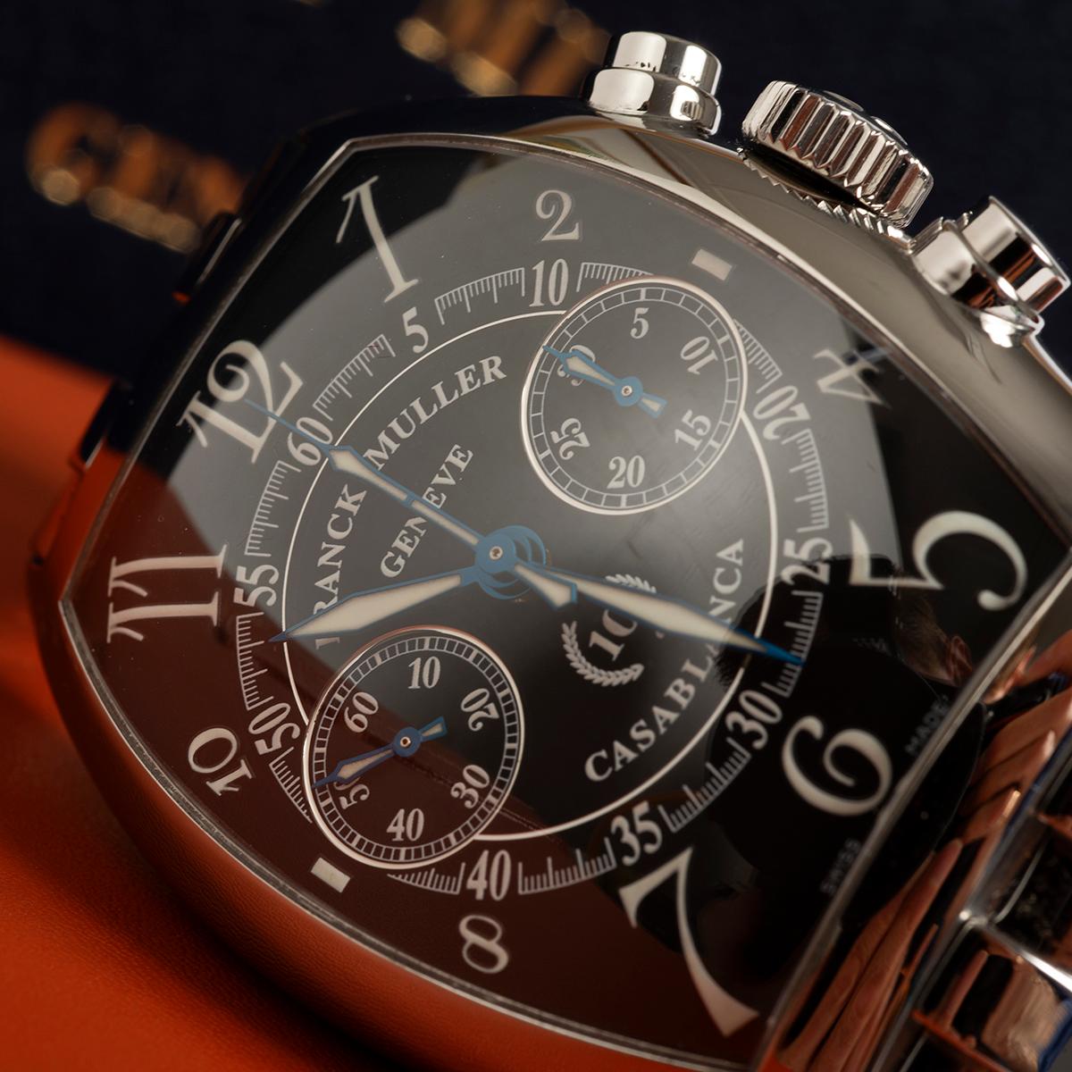 Franck Muller Casablanca Chronograph Armbanduhr Ref 8880C, 10. Jahrestag im Zustand „Hervorragend“ im Angebot in Canterbury, England