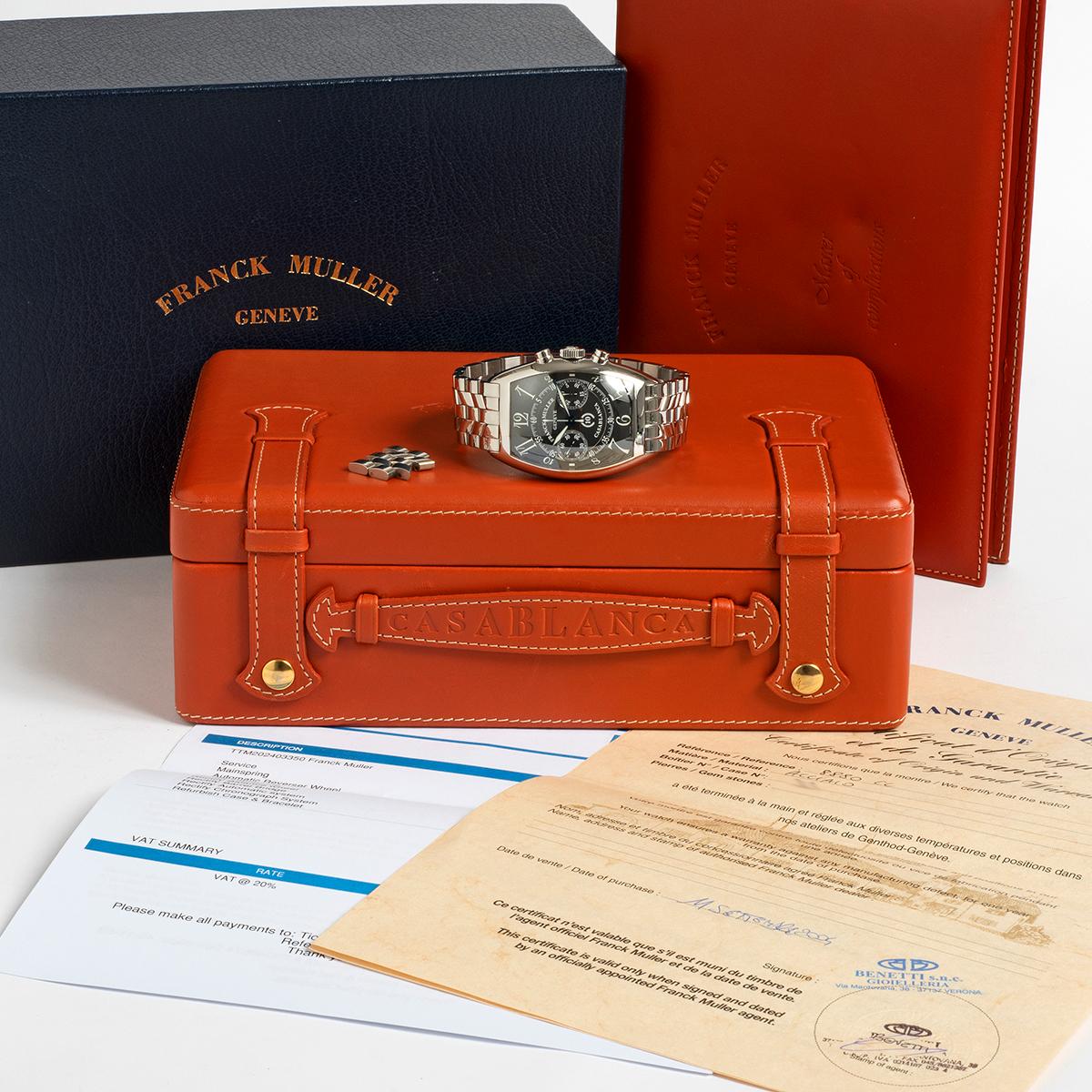 Franck Muller Casablanca Chronograph Armbanduhr Ref 8880C, 10. Jahrestag für Damen oder Herren im Angebot