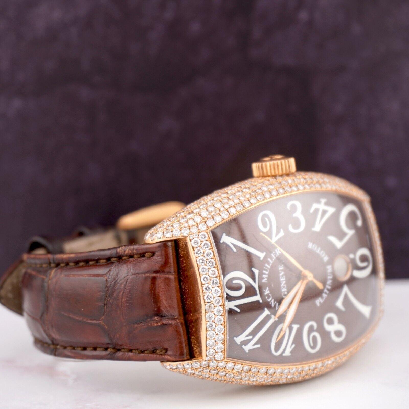 franck muller rose gold diamond