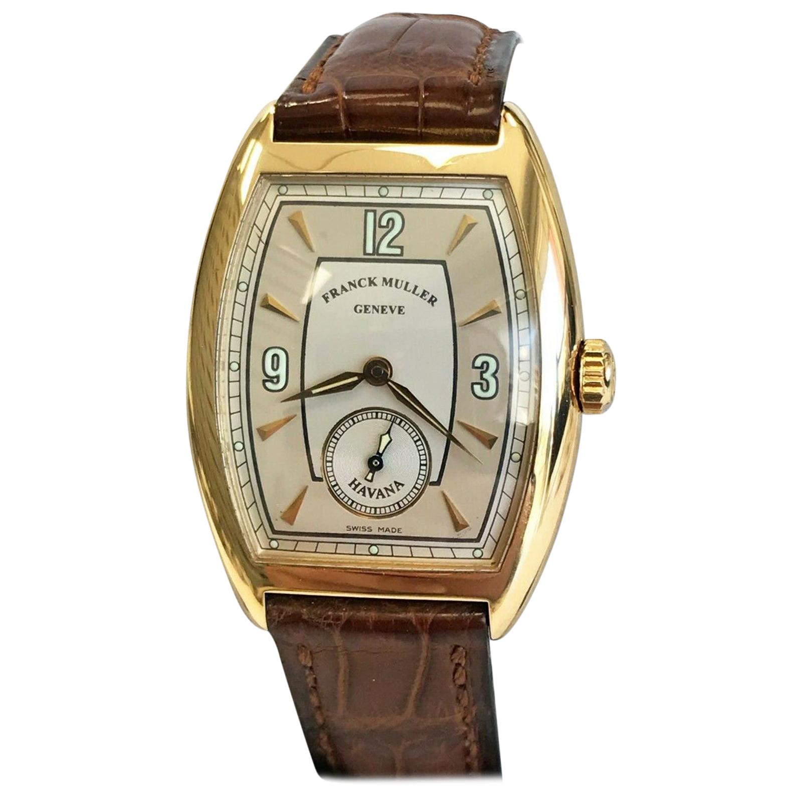 Franck Muller Casablanca Master of Complications Havana 7502 S6 18 Karat Gold