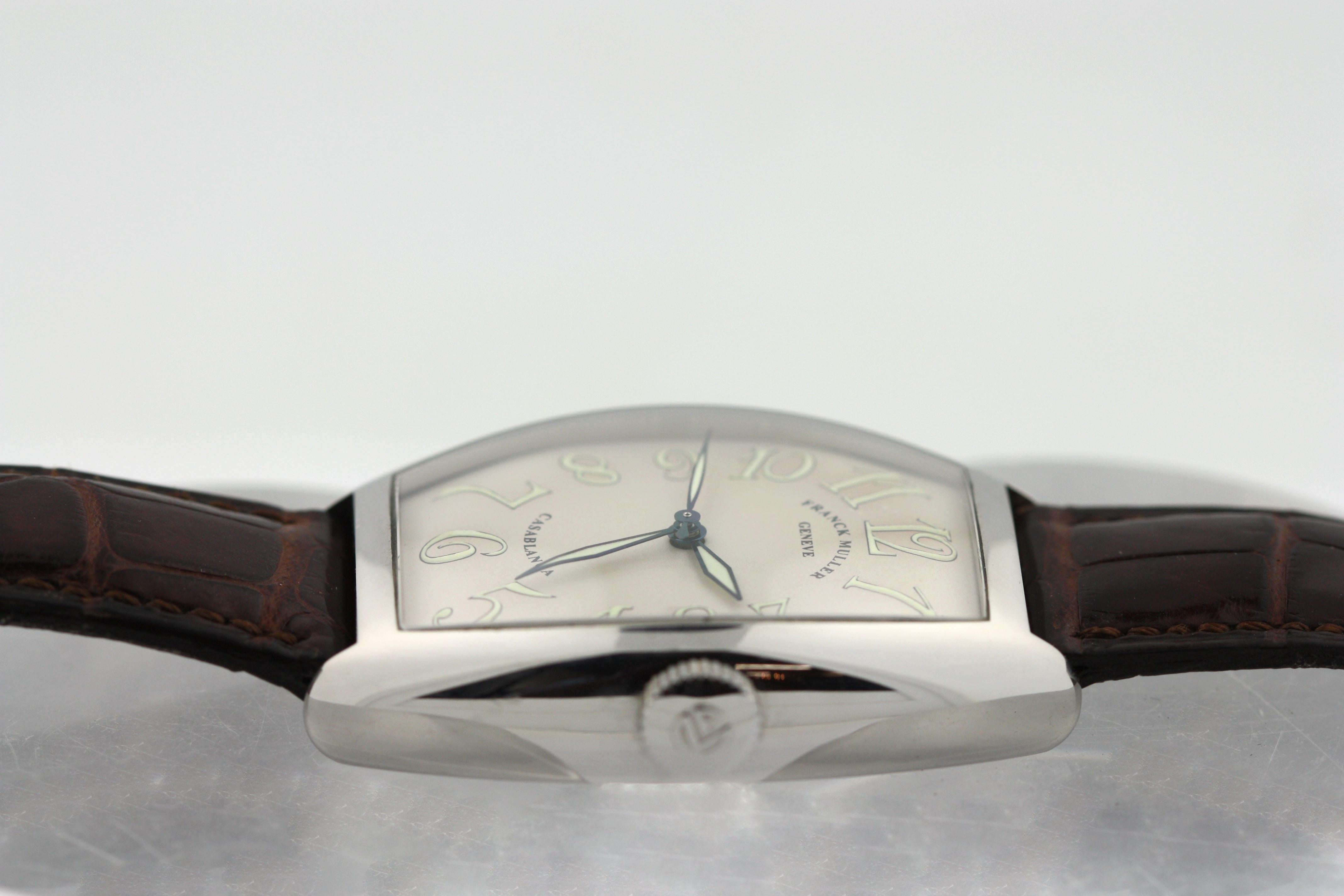 Franck Muller Montre-bracelet Casablanca en acier inoxydable, réf. 5850 en vente 1