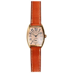 Reloj Franck Muller Casablanca de oro rosa con esfera salmón, años 2000