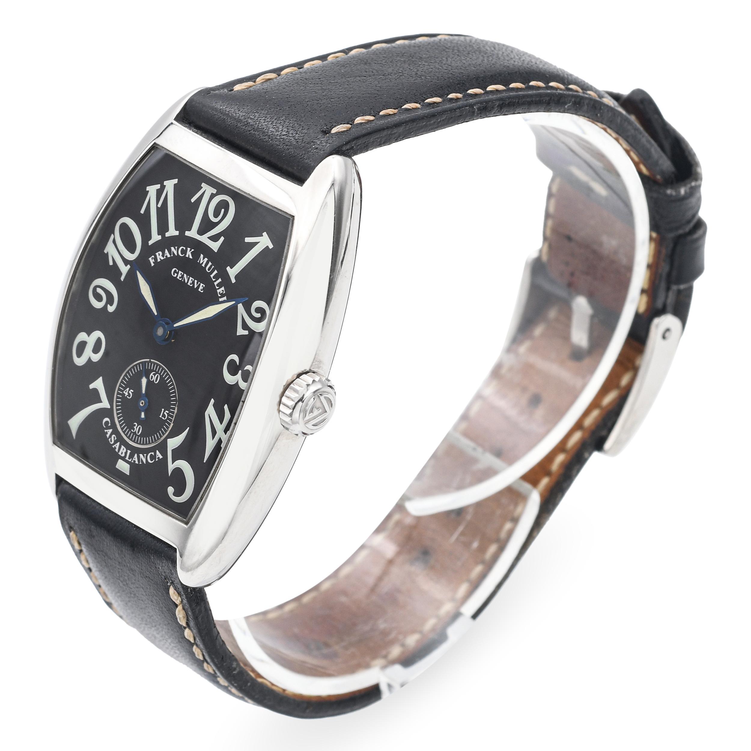 Franck Muller Casablanca Orologio meccanico in acciaio inossidabile Ref. 750256 In condizioni ottime in vendita a New York, NY