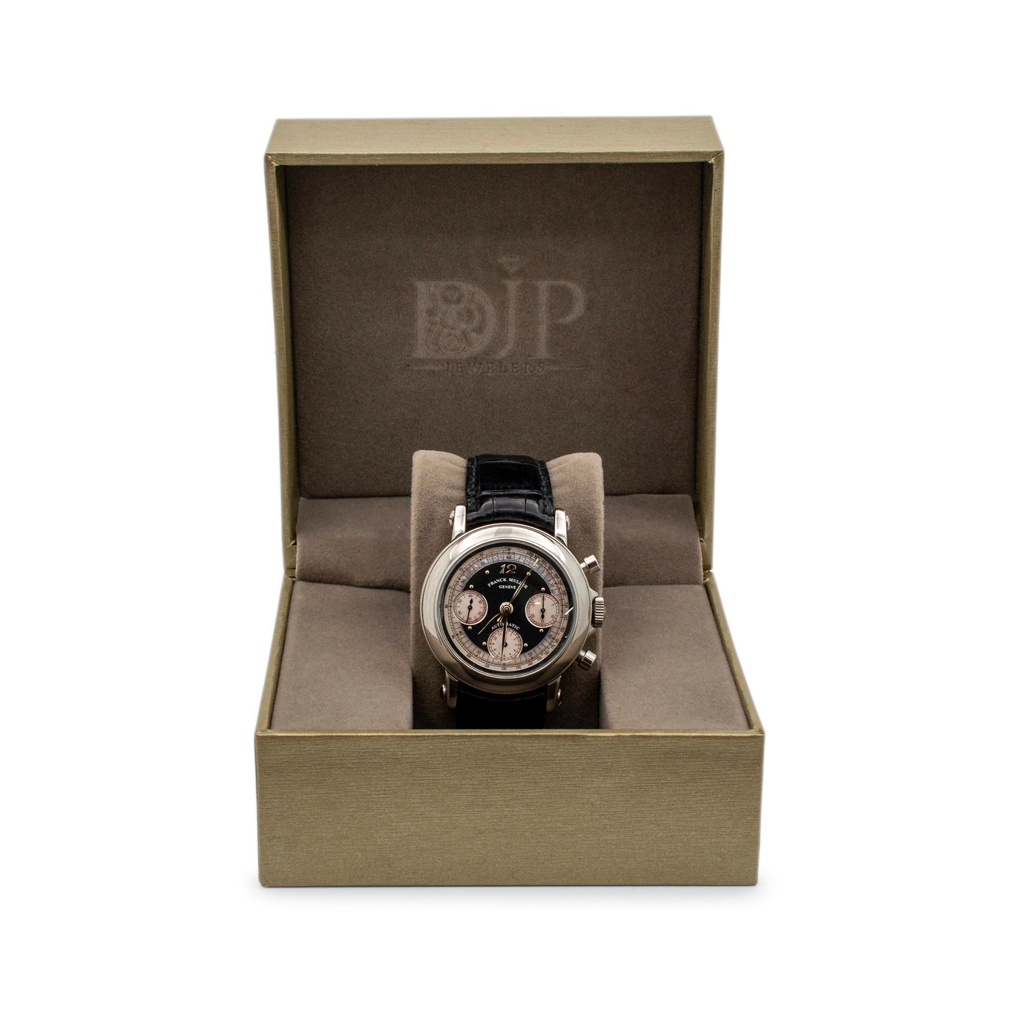 Franck Muller Chronograph 7000CC Herrenuhr aus Edelstahl 9