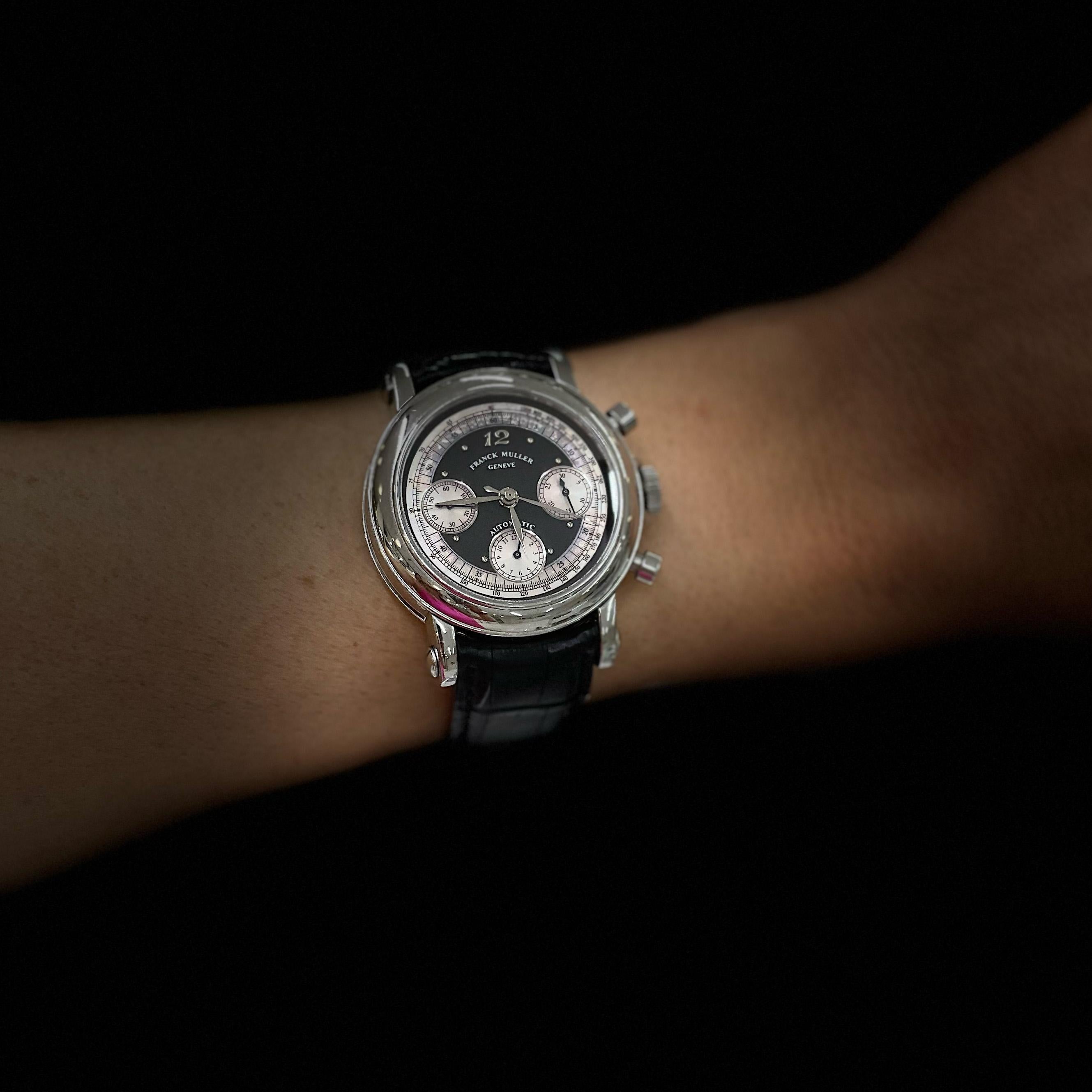 Franck Muller Chronograph 7000CC Herrenuhr aus Edelstahl 10