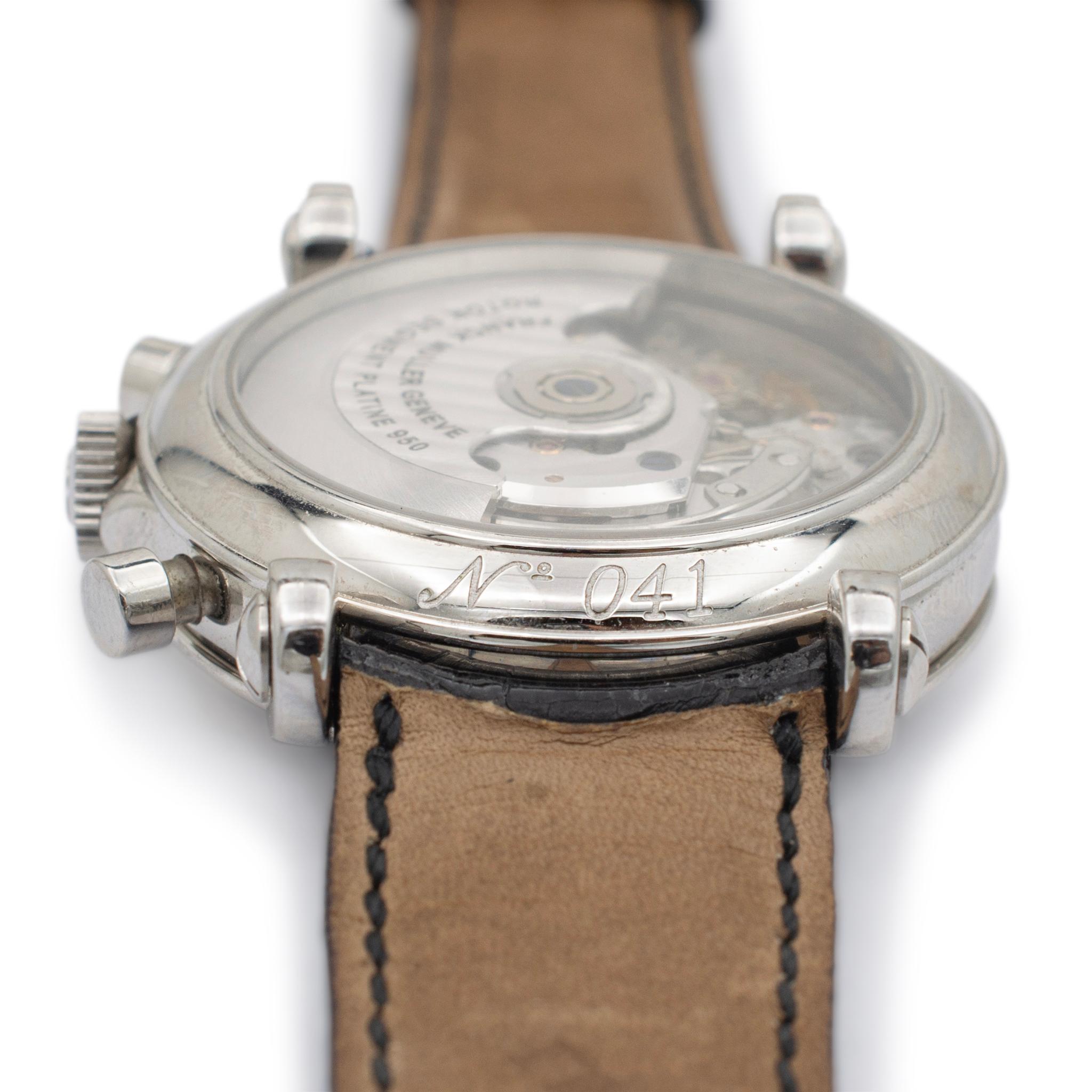 Franck Muller Chronograph 7000CC Herrenuhr aus Edelstahl 4