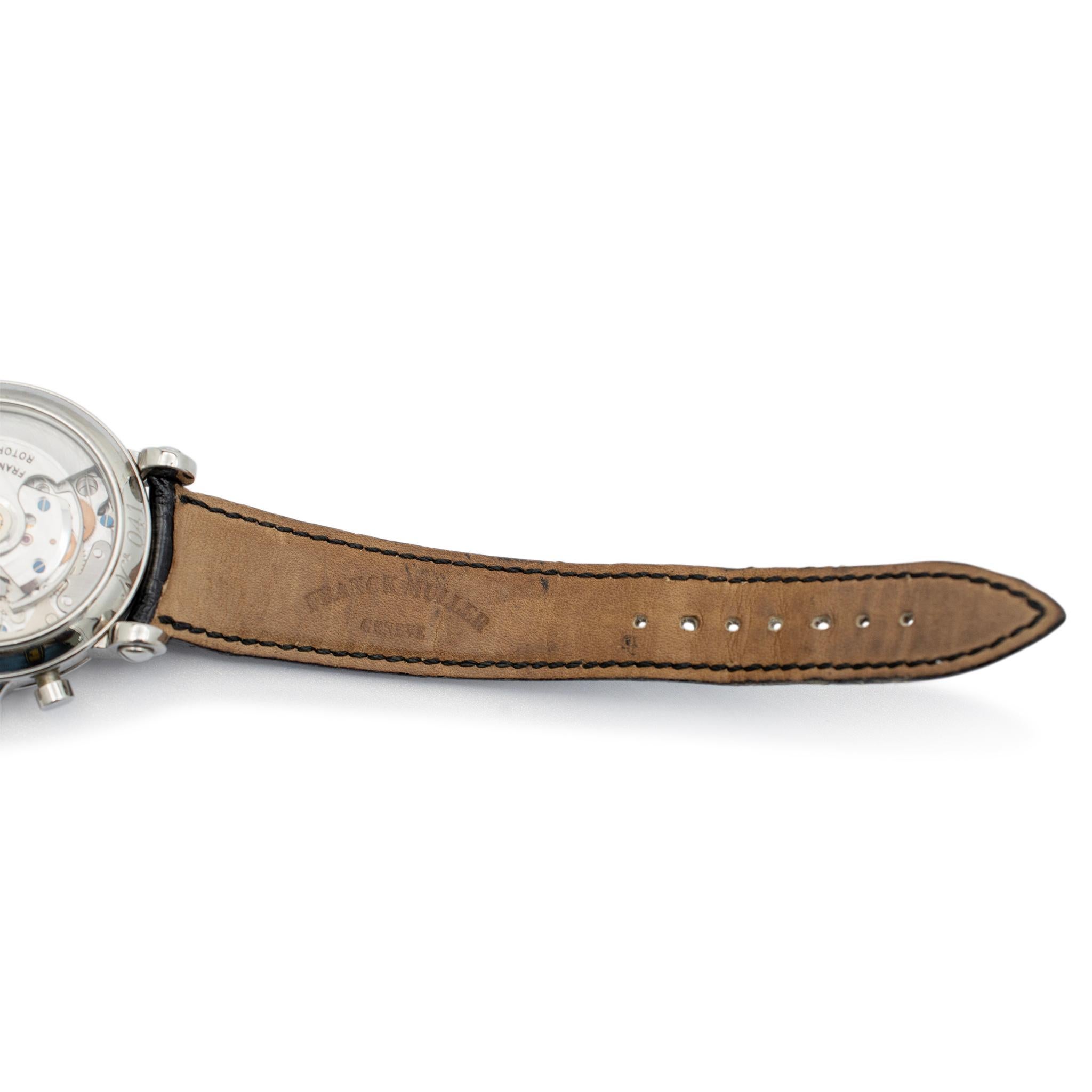 Franck Muller Chronograph 7000CC Herrenuhr aus Edelstahl 6