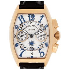 Franck Muller Chronograph 8080 CC AT 18 Karat Rose Gold Auto Watch