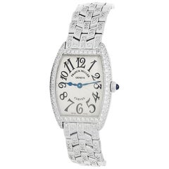 Franck Muller Cintree Curvex 1752 QZ D, Silver Dial, Certified