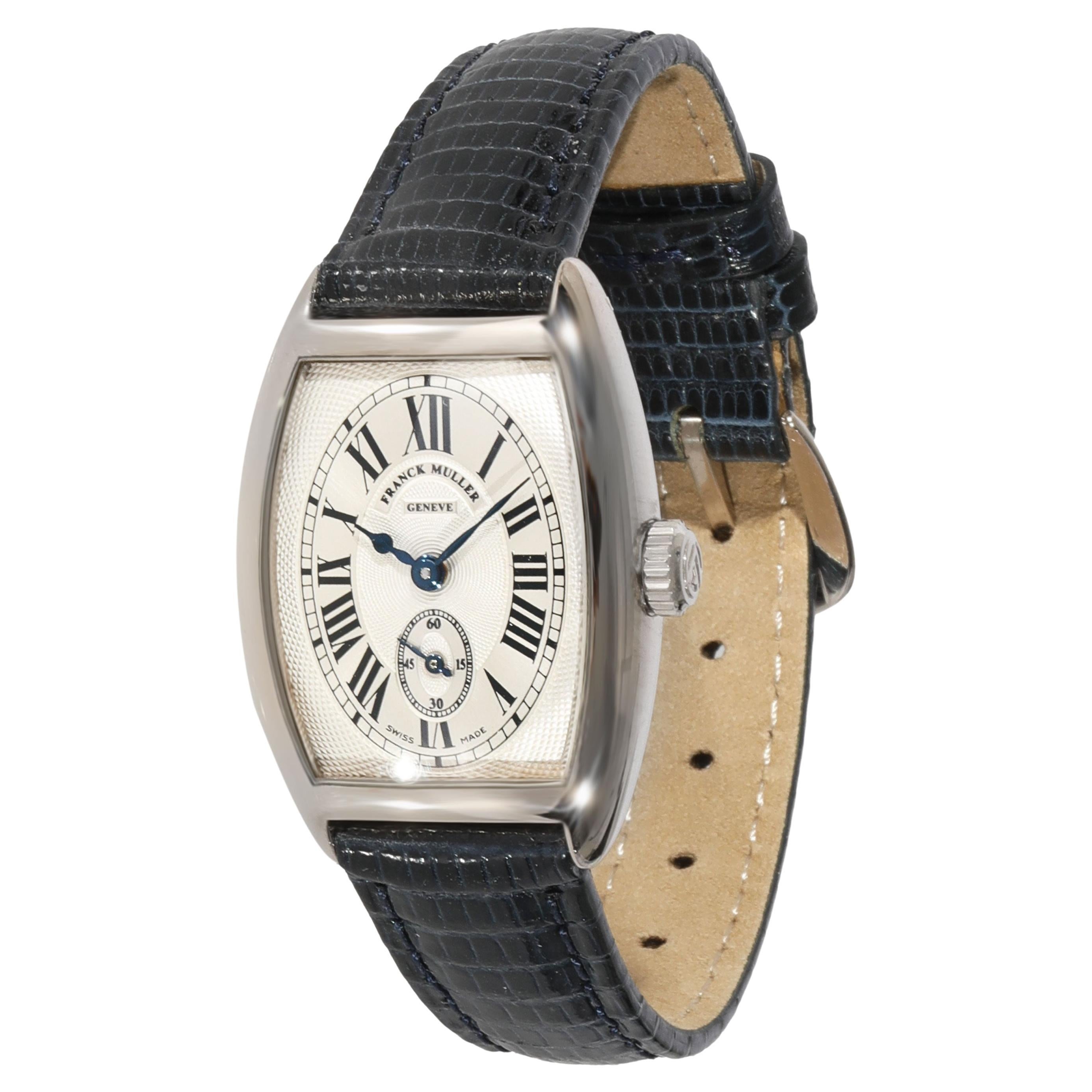 Reloj unisex Franck Muller Cintree Curvex 1752 S6 de oro blanco