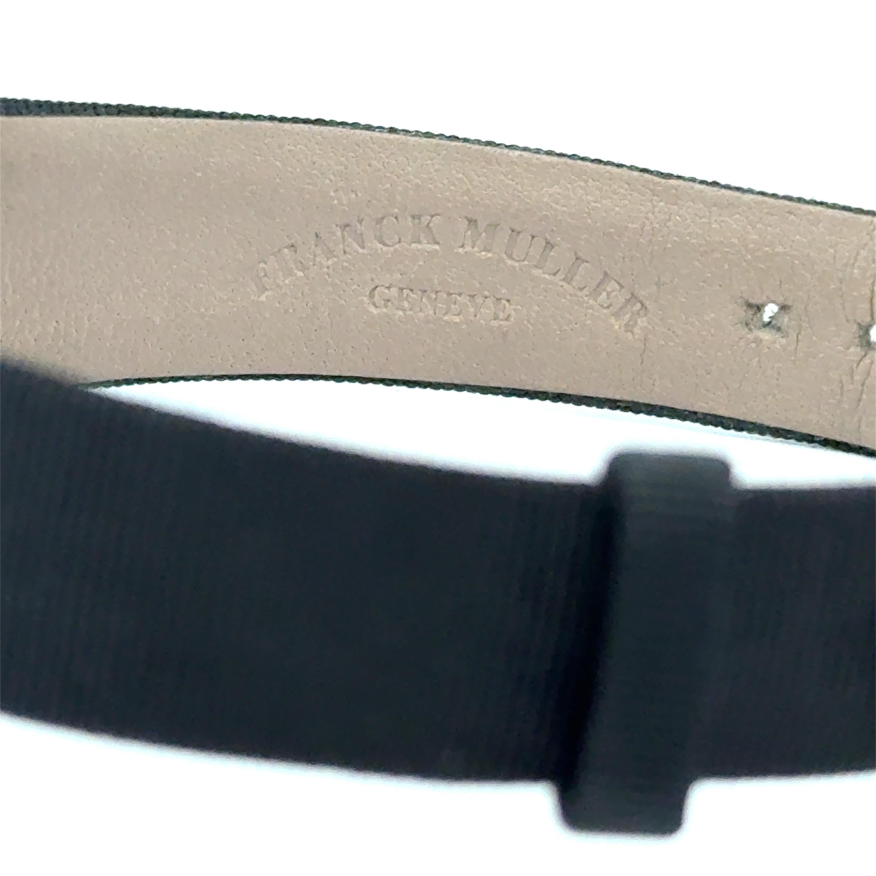 Franck Muller Cintree Curvex 18k Weißgold Diamant Lünette Armbanduhr im Angebot 3